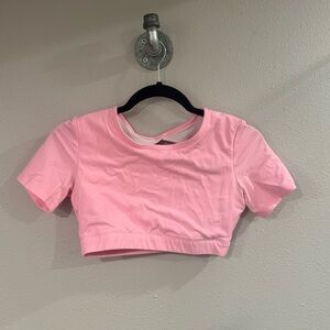 Amazon Cropped Active Short Sleeve